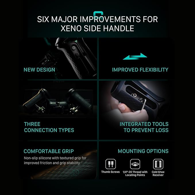 Tilta Xeno Side Handle for Filmmakers & Cameras - Image 5