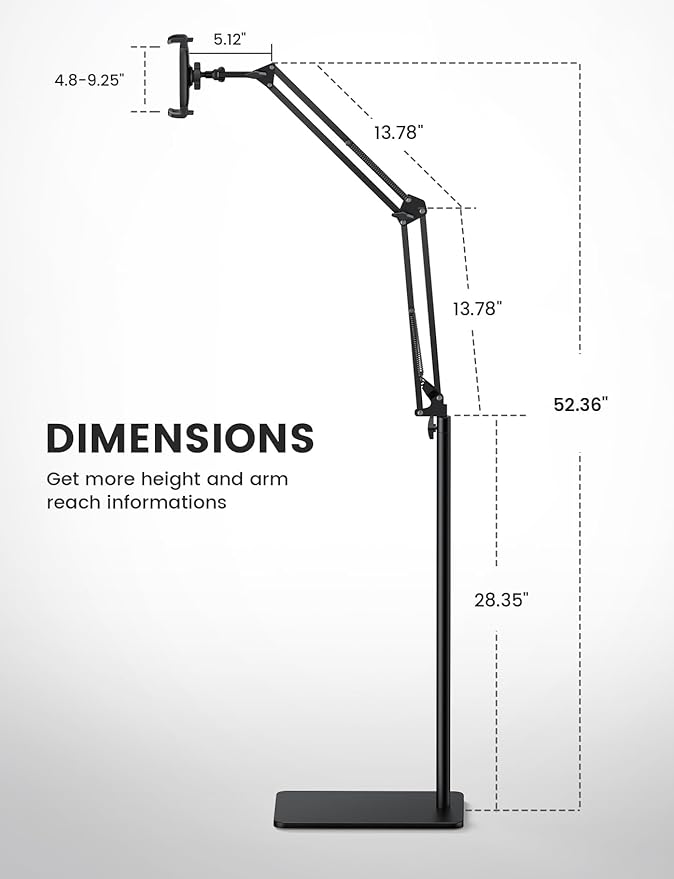 Floor Tablet Stand Phone Holder - Image 7