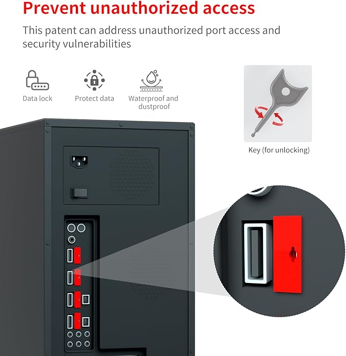100PCS USB Metal Port Lock Blocker - Image 6