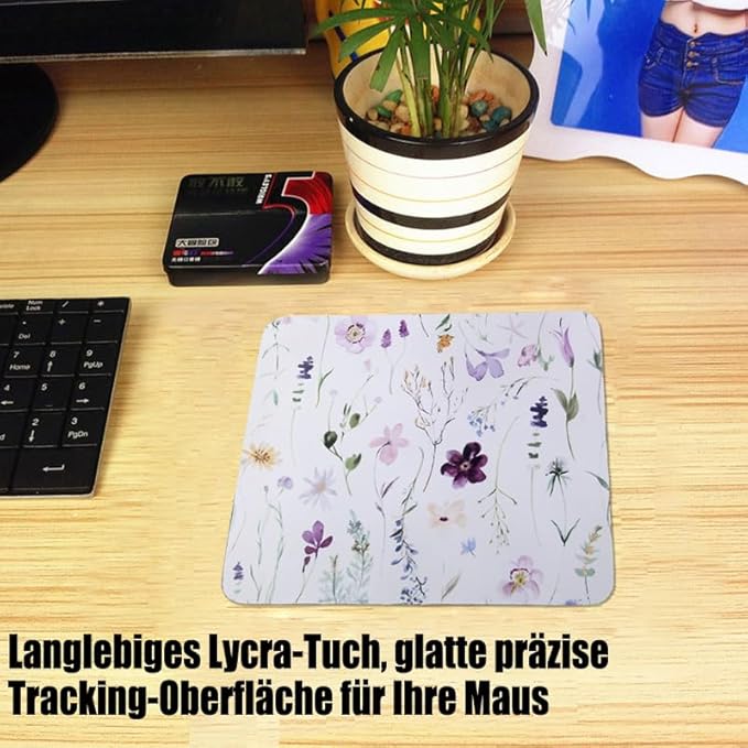 Mouse Pad, Gaming Mouse Pad, Non-Slip Rubber Base Mouse Mat - Image 2