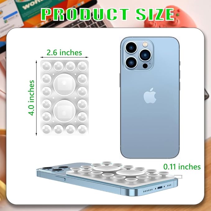 Silicone Suction Phone Holder Mount, Silicon Adhesive Phone Accessory - Image 5