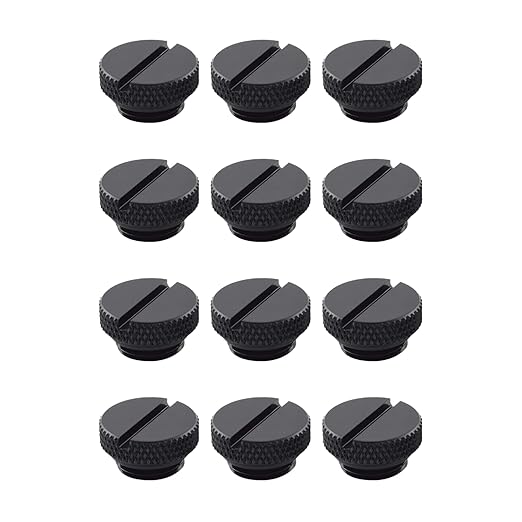 dracaena.io 12 pack G1/4" thread, Thin water Stop Plug Fitting by greenDRACAENA