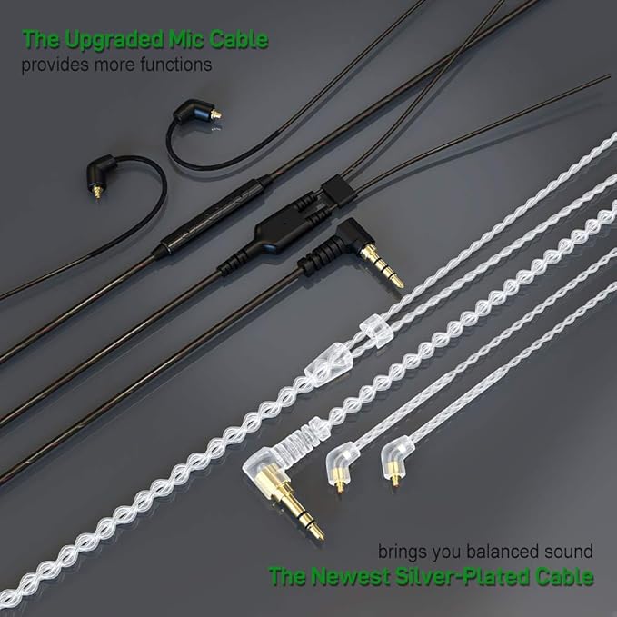 BASN in-Ear Monitors, Bmaster Triple Driver HiFi Stereo Noise-Isolating in-Ear - Image 4