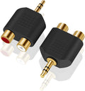 ANDTOBO 3.5 mm TRS to Dual RCA F, 3.5mm Stereo Male to Dual RCA Female Audio by ANDTOBO