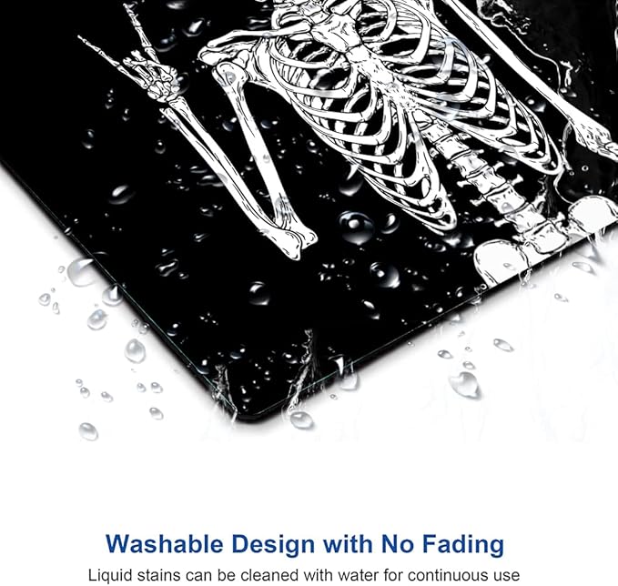 IMAYONDIA Black Human Skeleton Mouse Pad - Image 5