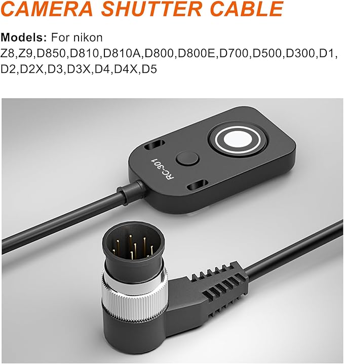 5M Extension Cord RC301-DC0 Remote Small Shutter Release Remote Control - Image 9
