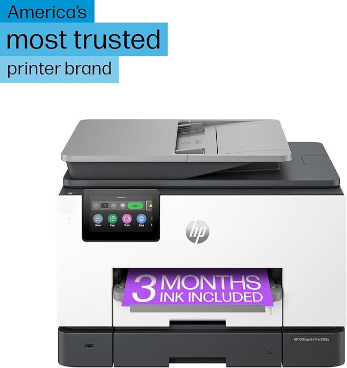 HP OfficeJet Pro 9135e All-in-One Printer, Printer-for-Small Medium Business - Image 3