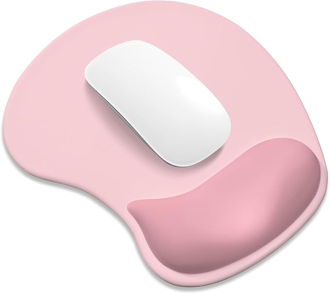 ITNRSIIET Ergonomic Mouse Pad, Cushioned Gel Wrist Rest, Non-Slip Base by +ITNRSIIET