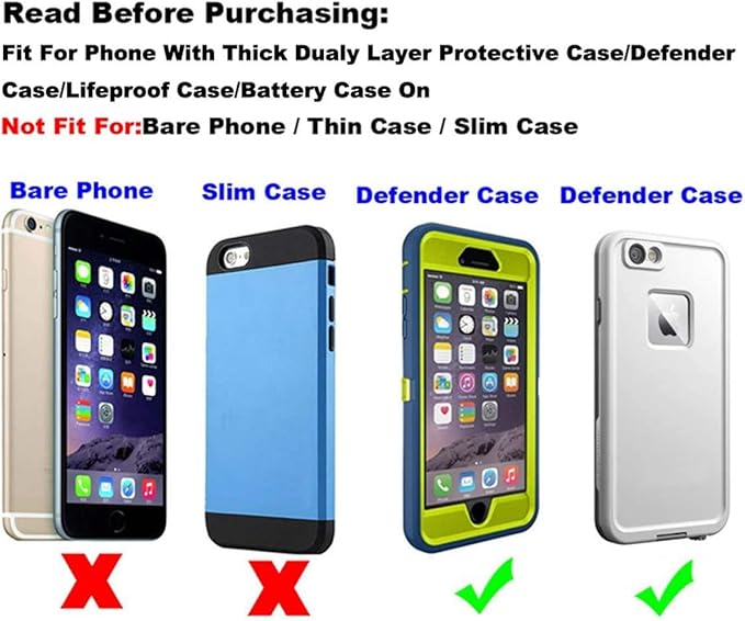 Fit for iPhone 13 Mini 12 Mini iPhone SE 2020 iPhone 8 7 6S 6 Belt Holster - Image 5
