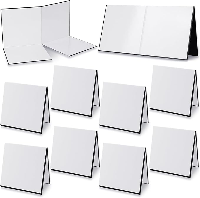 Zhanmai 10 Pcs Blank Game Board 18 x 18 Inches Quad Fold Dry Erase Make Your by Zhanmai