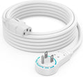 Maximm Monitor Computer Power Cord 10 Ft Flat Plug 360° Rotating PC Cable 3 by MaximmCable