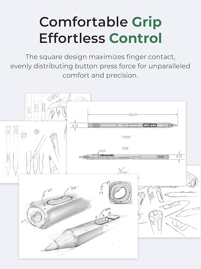 REDBEAN iPad Stylus Pen H1, 9 Shortcut Functions - Image 6
