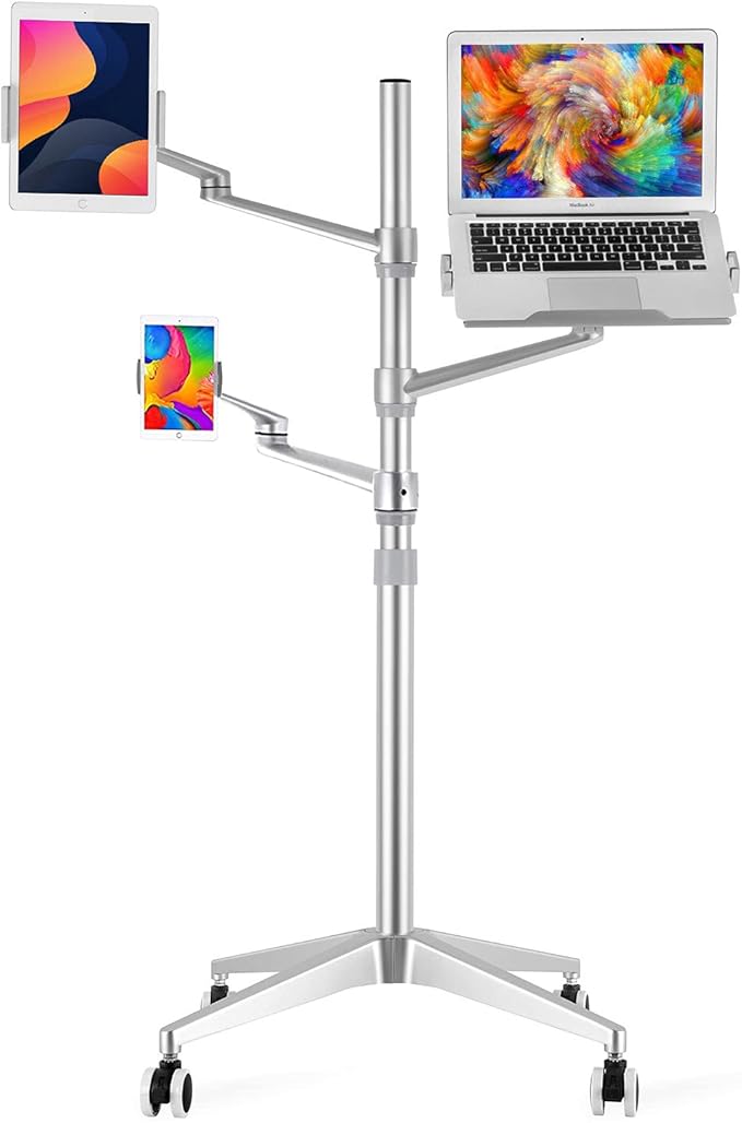 Triple arm Height Adjustable Stand Mount by MagicHold