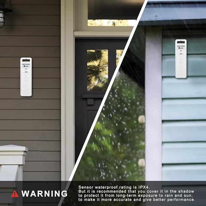 Indoor Outdoor Thermometer Wireless, 4.5 Inch Display Digital Hygrometer - Image 7