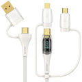 USB C to Multi Charging Cable, USAMS 100W 6.6FT 5A Type C to Type C Fast by USAMS