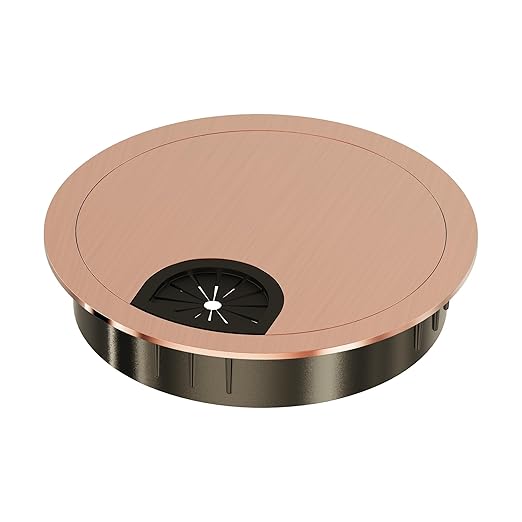 Desk Grommet 2-3/8 Inch 60mm, Zinc Alloy Computer Desk Wire Hole Cover by Unknown
