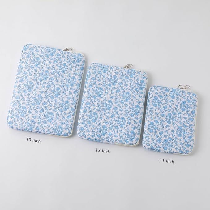 Puffy Laptop Sleeve 13-15.6 Inch Cute Quilted Laptop Protective Case Padded - Image 8
