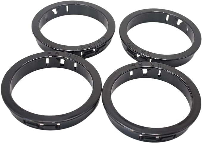 2-3/8" Black Snap-in Knockout Insulating Bushing Grommets, Plastic Cable Hole by EASYEAH