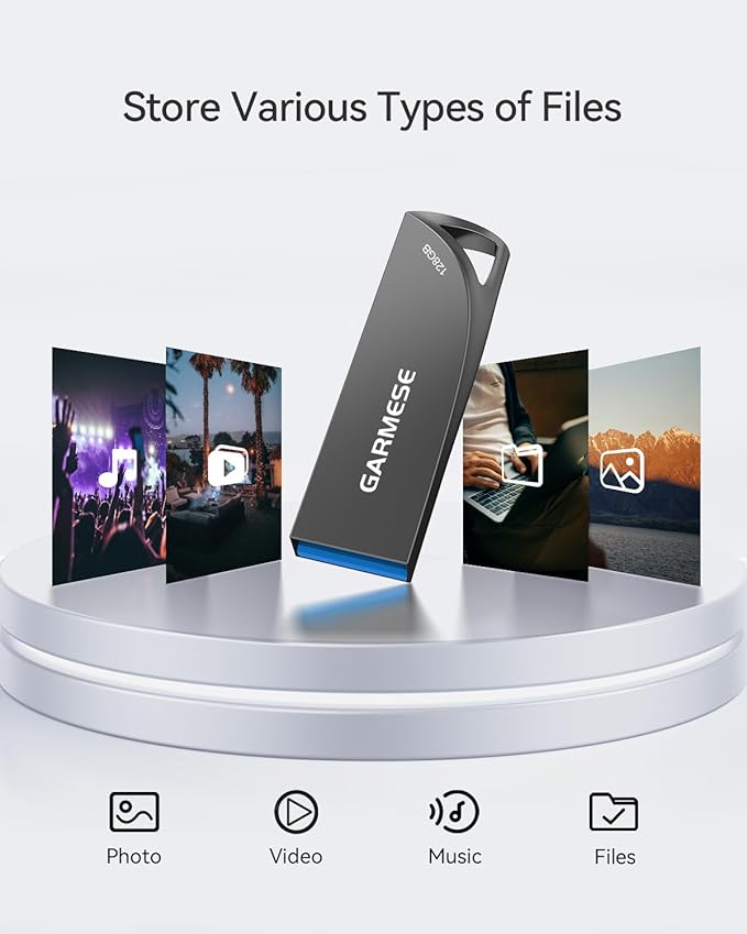 128GB USB Flash Drives, Slim Thumb Drive Portable Pen Drive - Image 4