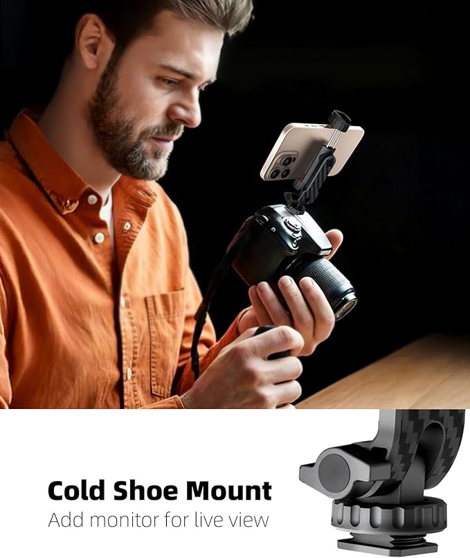 Phone Tripod Mount, Universal Cell Phone Mount - Image 3