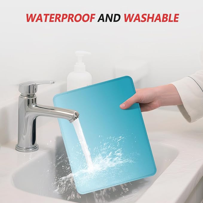 ITNRSIIET Mouse Pad Non-Slip Rubber Base Smooth Surface Stitched Edges - Image 6