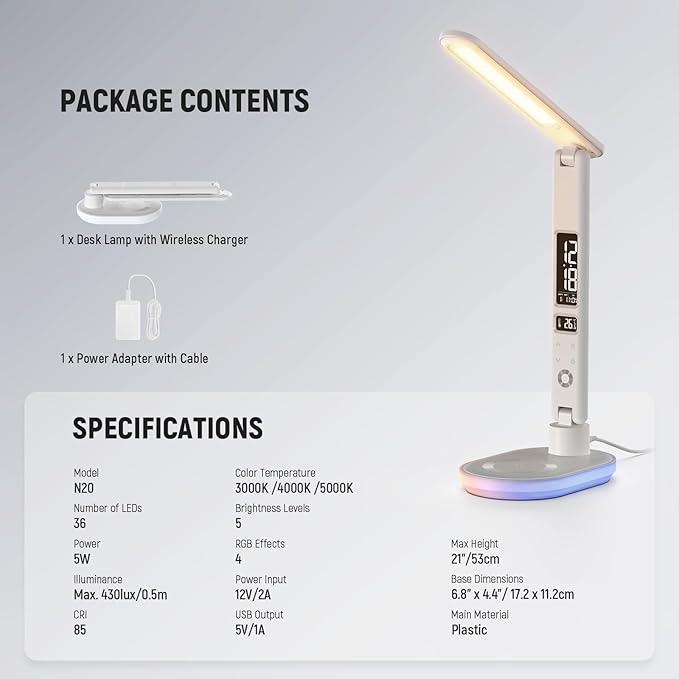 NEEWER Entry Level Version LED Desk Lamp - Image 8
