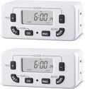 7 Day Programmable Digital Timer Outlet, Indoor Timer by Unknown