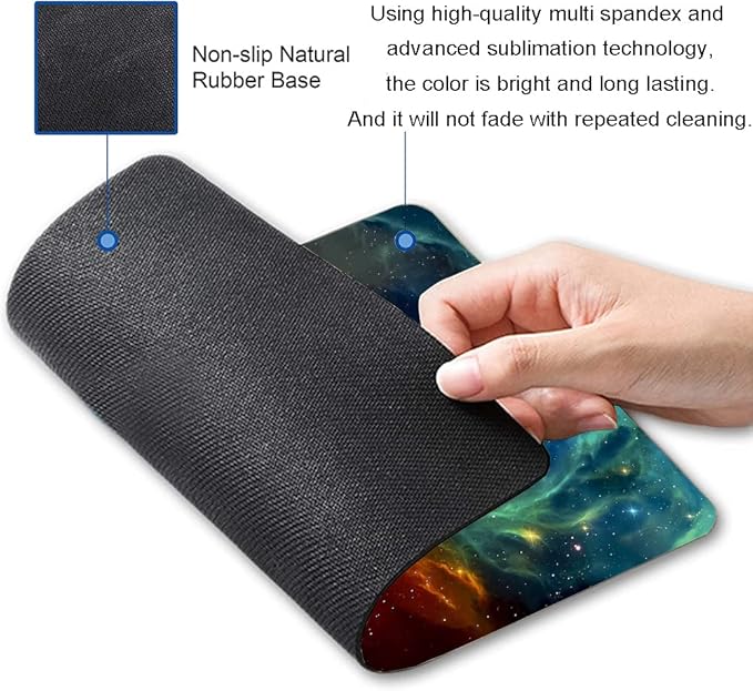 IMAYONDIA Square Galaxy Mouse Mat: Waterproof, Cool Laptop & Computer Mouse Pad - Image 2