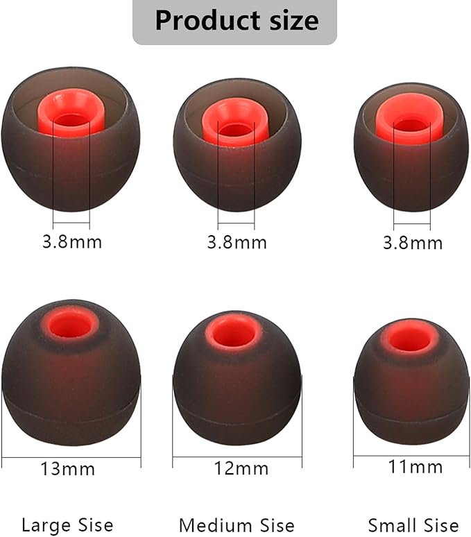 Earbud Replacement Tips Silicone Earbud Tips Earbud Covers Fit - Image 2