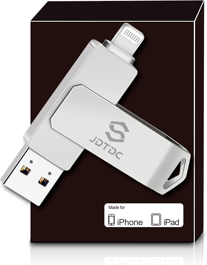 Genuine Apple MFi Certified iPhone USB Flash Drive 128GB by JSLJDTDC