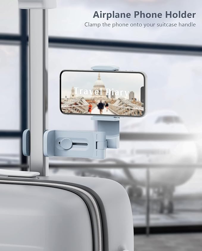 MiiKARE Travel Essentials Airplane Phone Holder, Universal Handsfree Phone Mount - Image 2
