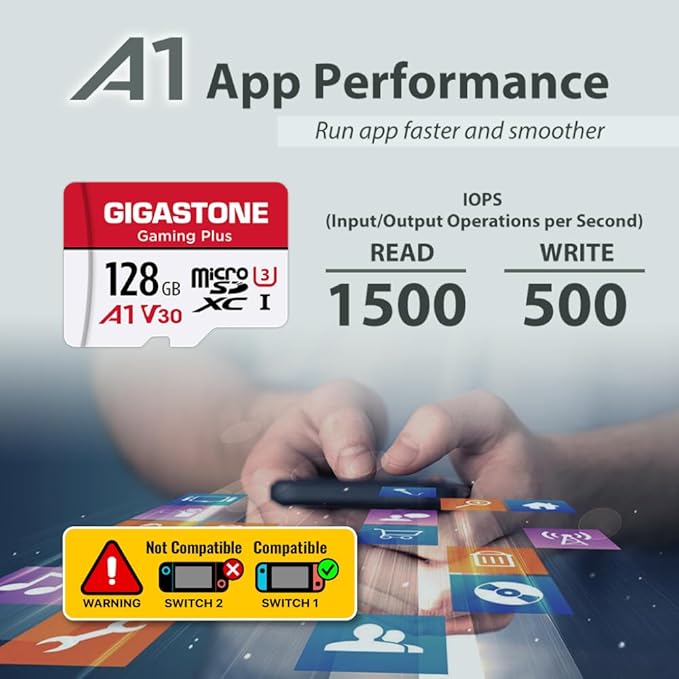128GB Micro SD Card, Gaming Plus, MicroSDXC Memory Card - Image 7
