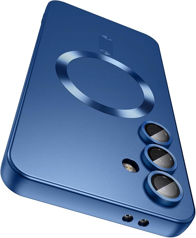 Magnetic for Samsung Galaxy S25 Plus Case Slim Soft Silicone Bumper Shockproof by LEKEVO