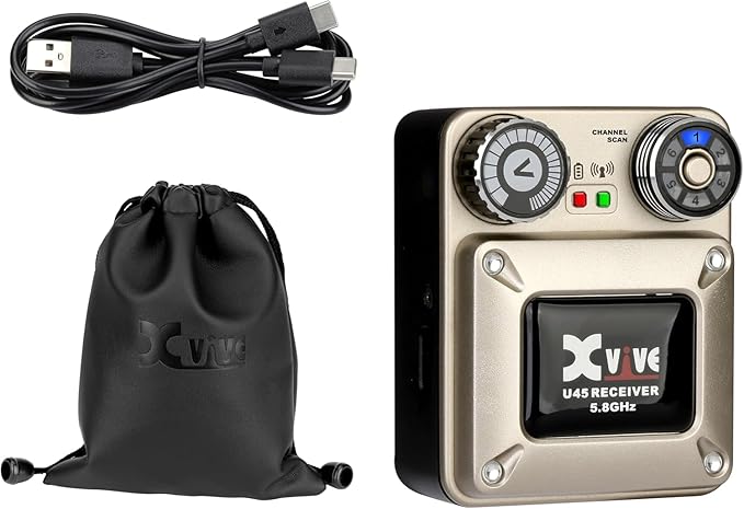 Xvive U45 Wireless in Ear Monitor System Receiver, 5.8ghz IEM System Receiver - Image 6