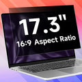 17.3 Inch 1920x1080 Laptop Privacy Screen Filter, Anti Blue Light Glare & Anti by ANTOGOOV