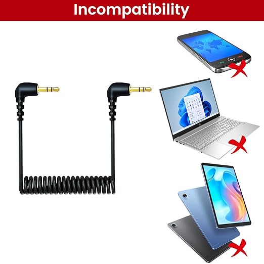 2-Pack 3.5mm Microphone Cable Compatible - Image 3