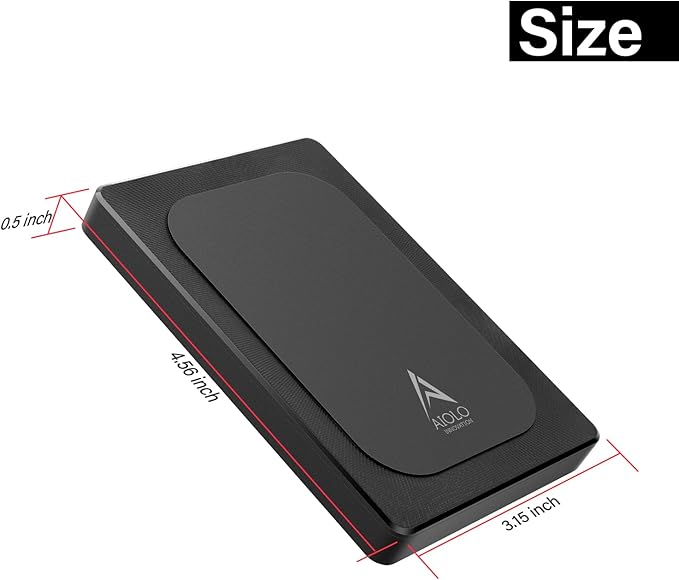 500GB Ultra Slim Portable External Hard Drive HDD-USB 3.0 - Image 2