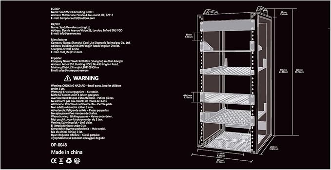 GeeekPi 12U Server Cabinet, 10 inch Server Rack - Image 10