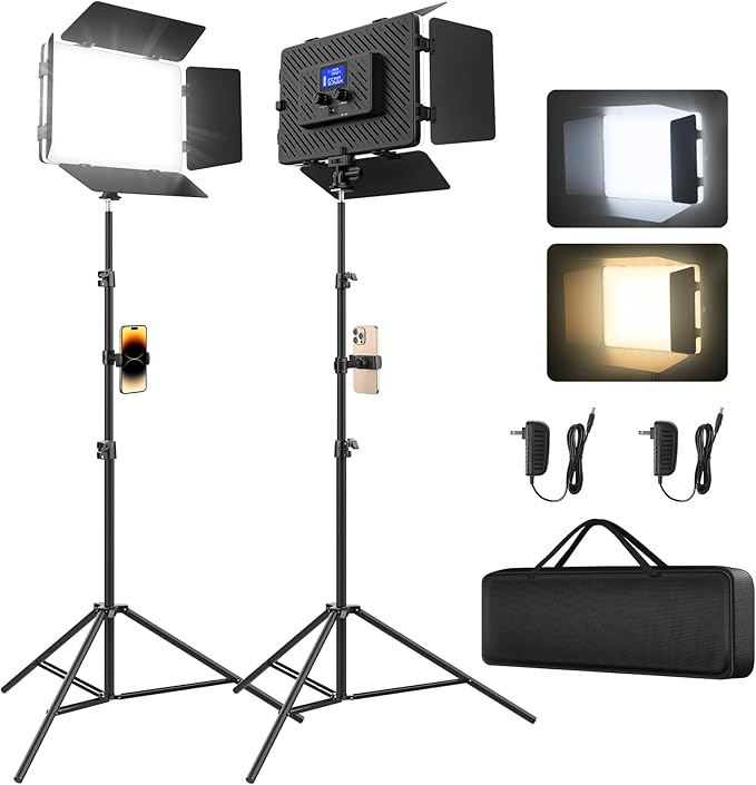 2 Pack Led Video Light Panel Light by Unicucp