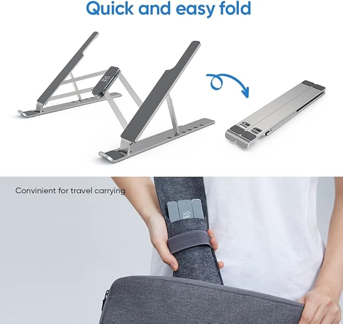 XPPen Drawing Tablet Stand for Desk, Aluminum Computer Riser Compatible - Image 6