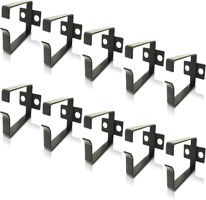 10 Pack Server Rack Cable Management D-Ring Hooks by MetamasLab