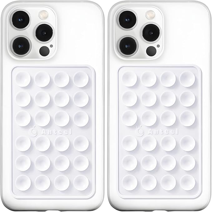 Anteel MAX Silicone Suction Phone Case Adhesive Mount, Upgraded Super Strong by PKYAA