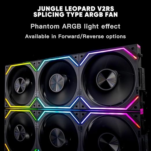 Jungle Leopard Interstellar V2 RS 120mm Case Fan Infinity Mirror Module - Image 2