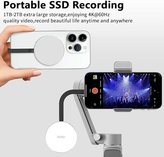 P10 Magnetic PSSD ，For iphone MagSafe Portable SSD, Upto 2000MB/s-Type-C - Image 5