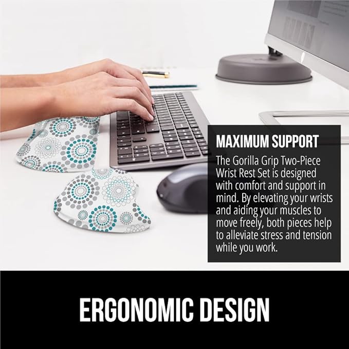 GORILLA GRIP Silky Gel Memory Foam Wrist Rest - Image 4