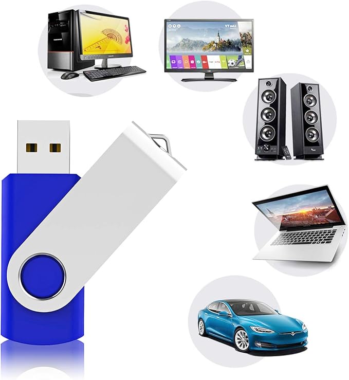 KEXIN Flash Drive 50 Pcs 32GB USB Flash Drive Thumb Drive USB 3.0 Swivel Jump - Image 2