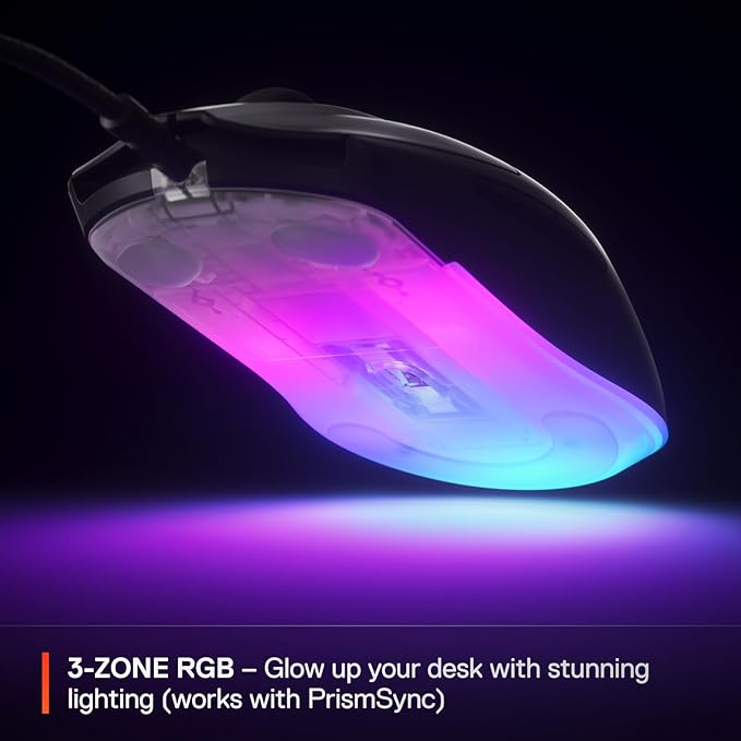 SteelSeries Rival 3 Gen 2 Gaming Mouse — 8500 DPI TrueMove Core Optical Sensor - Image 4