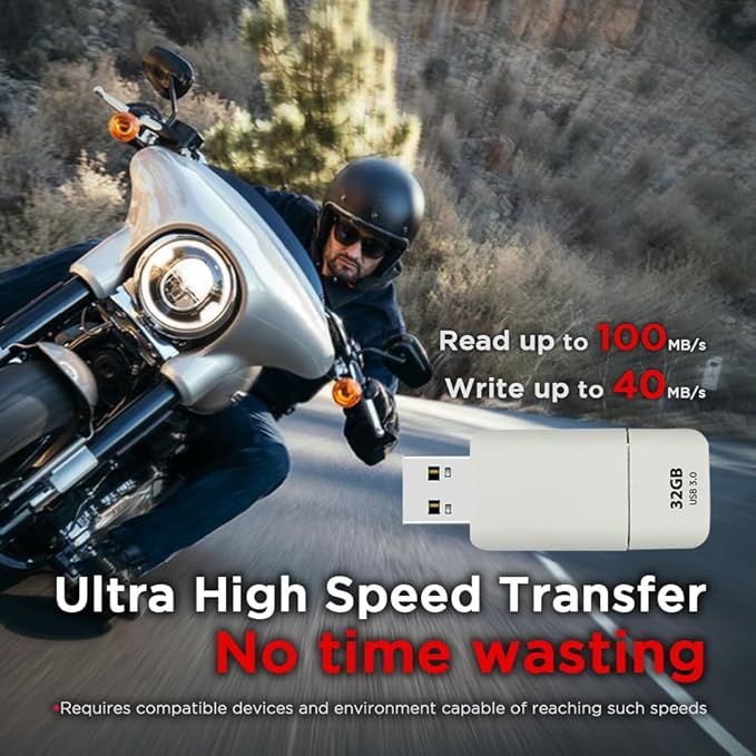 GIGASTONE 32GB Flash Drive Z60NB USB 3.2 Gen 1, Ultra Fast, Retractable Capless - Image 3