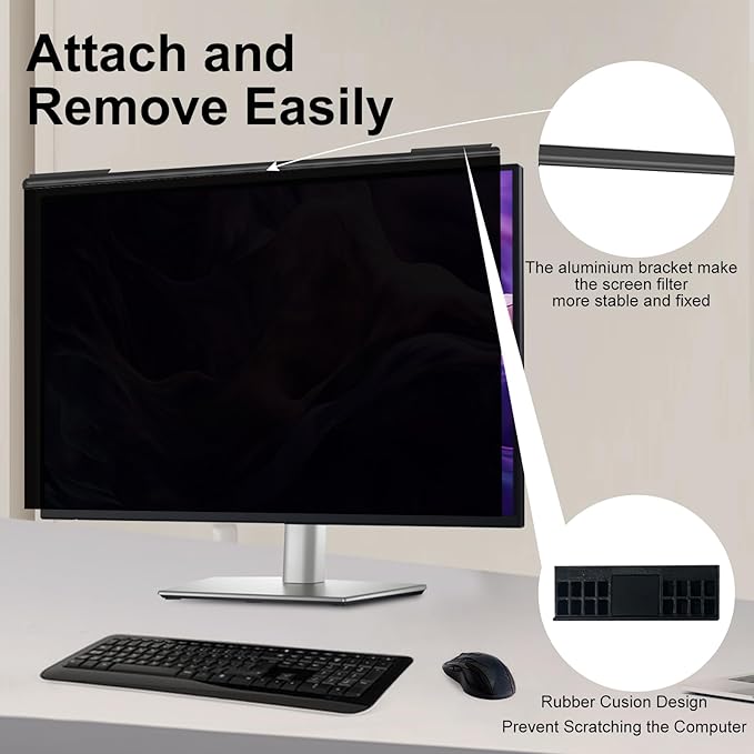 Magnetic Hanging Computer Privacy Screen Filter - Image 7