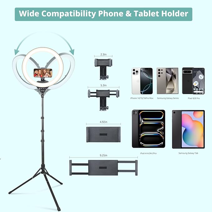 Aureday 14inch iPad Ring Light - Image 5